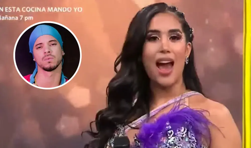Melissa Paredes conoció a Anthony Aranda en la temporada 2021 de "El gran show". Foto: captura América TV/Instagram Anthony Aranda