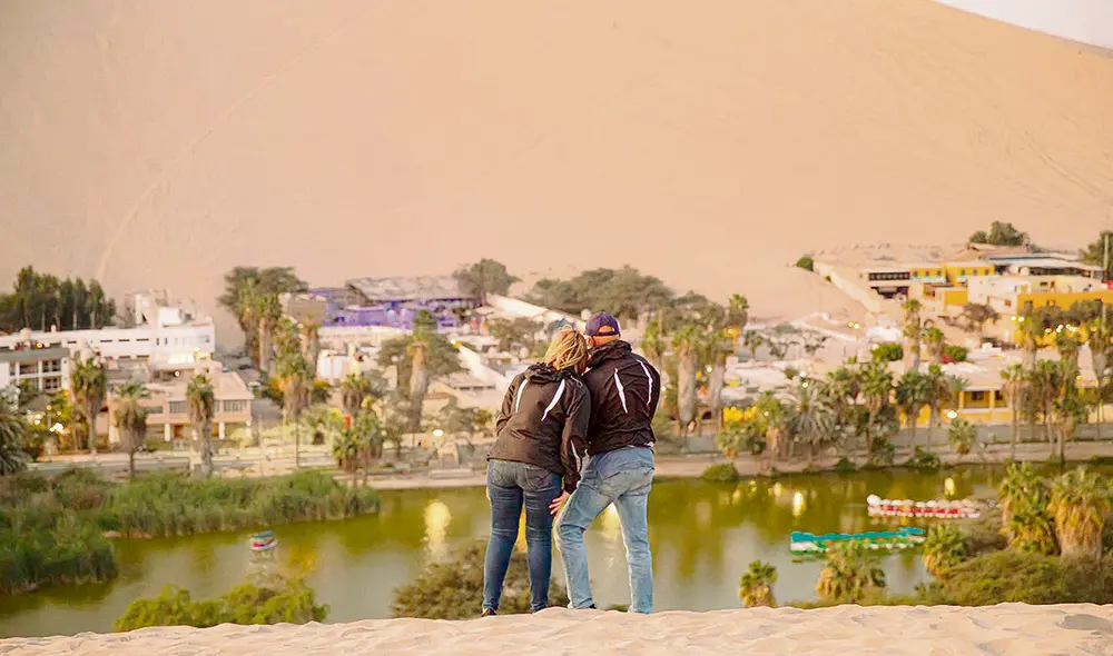 Huacachina. Postales inmortales en el oasis de América, ubicado al este de la ciudad de Ica. Foto: difusión Huacachina. Postales inmortales en el oasis de América, ubicado al este de la ciudad de Ica. Foto: difusión