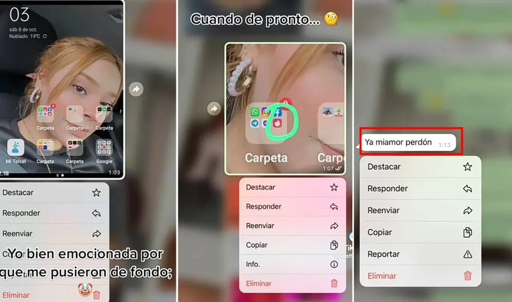 El video ha conseguido más de dos millones de reproducciones en TikTok. Foto: composición LR/captura de TikTok/@am19.02.18