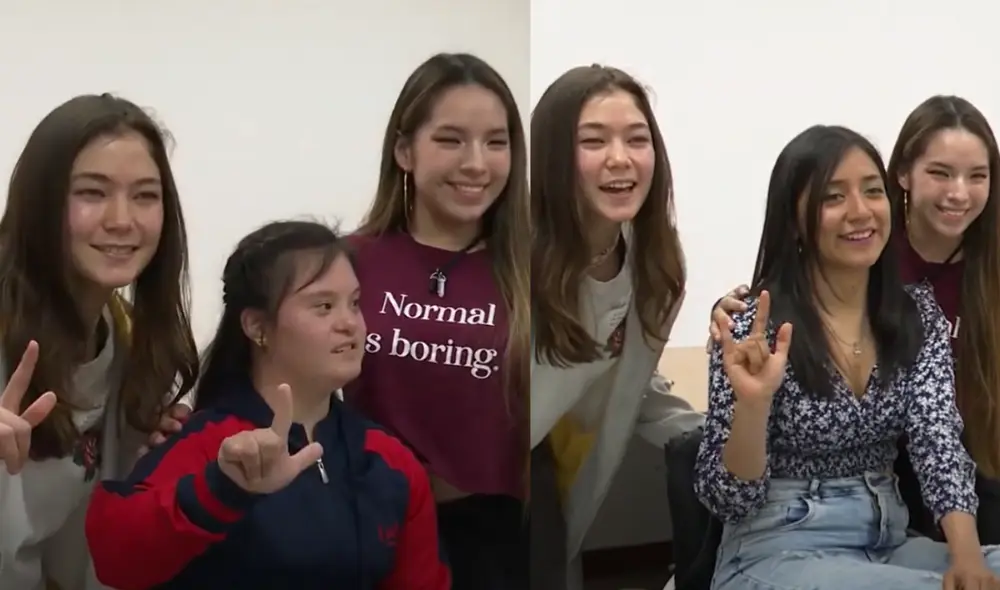 Las modelos Kyara Villanela y Alondra Huarac se unen al MIMP Conadis para trabajar por más igualdad de oportunidades a personas con discapacidad. Foto: captura del MIMP