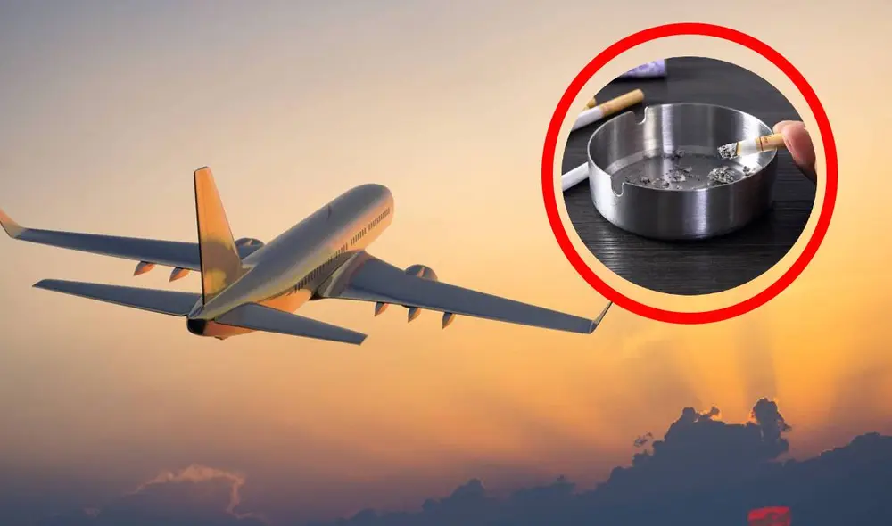 El usuario @J_Morillas hizo un extenso hilo en Twitter para explicar por qué hay ceniceros en los aviones modernos. Foto: composición LR/Yahoo