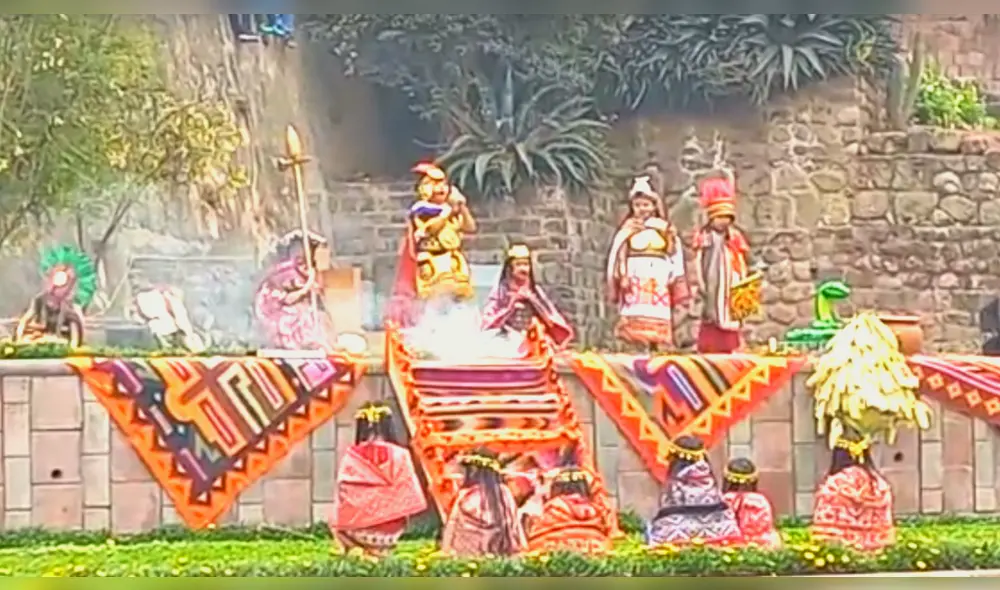 Niños dieron vida al ritual ancestral en homenaje el sol. Foto: La República