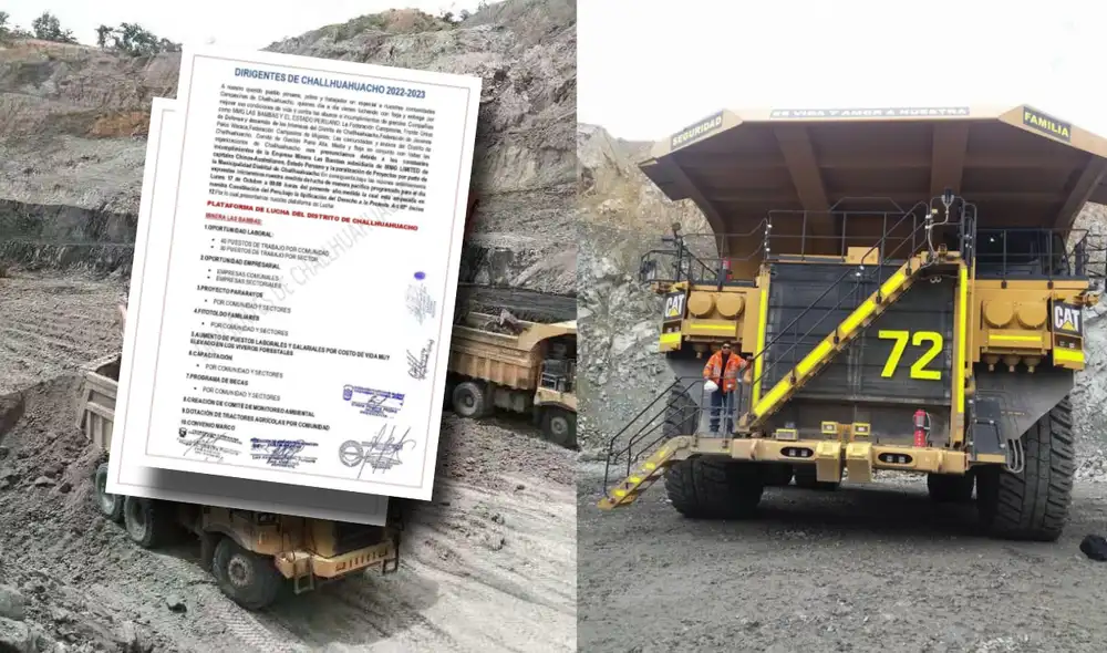 Anuncian medida de lucha en contra de la Minera Las Bambas. Foto: composición LR/Redes sociales Anuncian medida de lucha en contra de la Minera Las Bambas. Foto: composición LR/Redes sociales