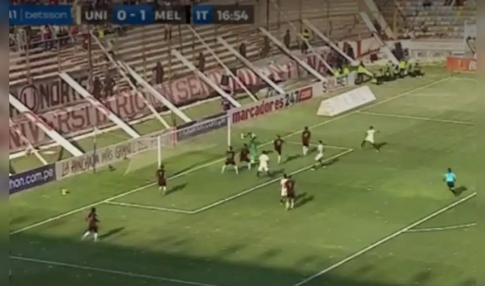 Universitario lo empató rápido y todavía sueña con el Clausura. Foto: captura GolPerú