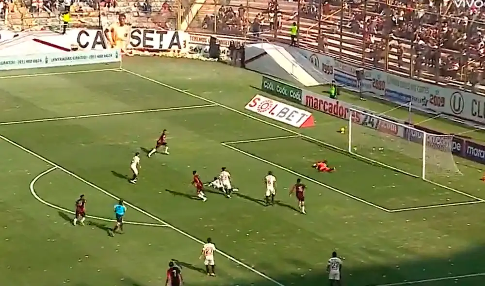 El Dominó se adelantó en el estadio Monumental. Foto: GolPerú