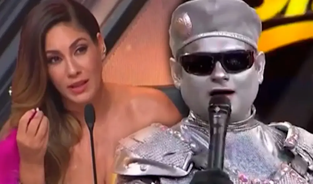 Tilsa Lozano lanzó dura arremetida contra Robotín en la última gala de "El gran show". Foto: composición/captura América TV Tilsa Lozano lanzó dura arremetida contra Robotín en la última gala de "El gran show". Foto: composición/captura América TV