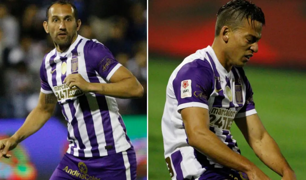 Barcos y Benavente estuvieron en la banca de suplentes de Alianza en el duelo ante Cienciano. Foto: composición/GLR