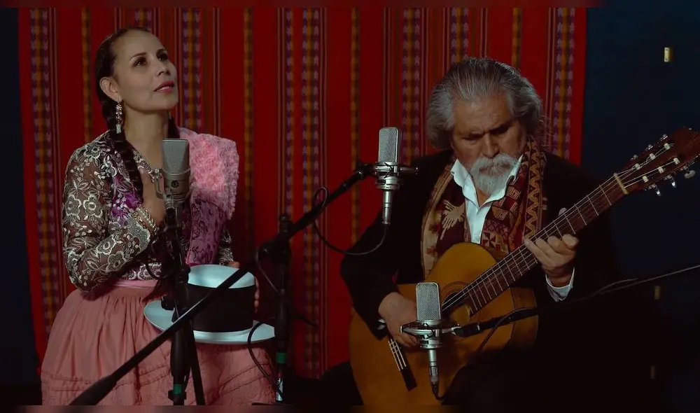 Nancy Manchego y Manuelcha Prado interpretando la bella canción "Una paloma sobre una rama". Ver el video. Foto: Difusión.