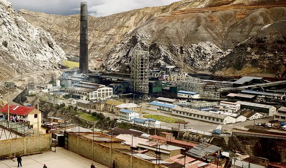 Complejo metalúrgico. Progresivamente producirá minerales, empezando con el zinc, luego el plomo y en dos años el cobre. Foto: difusión