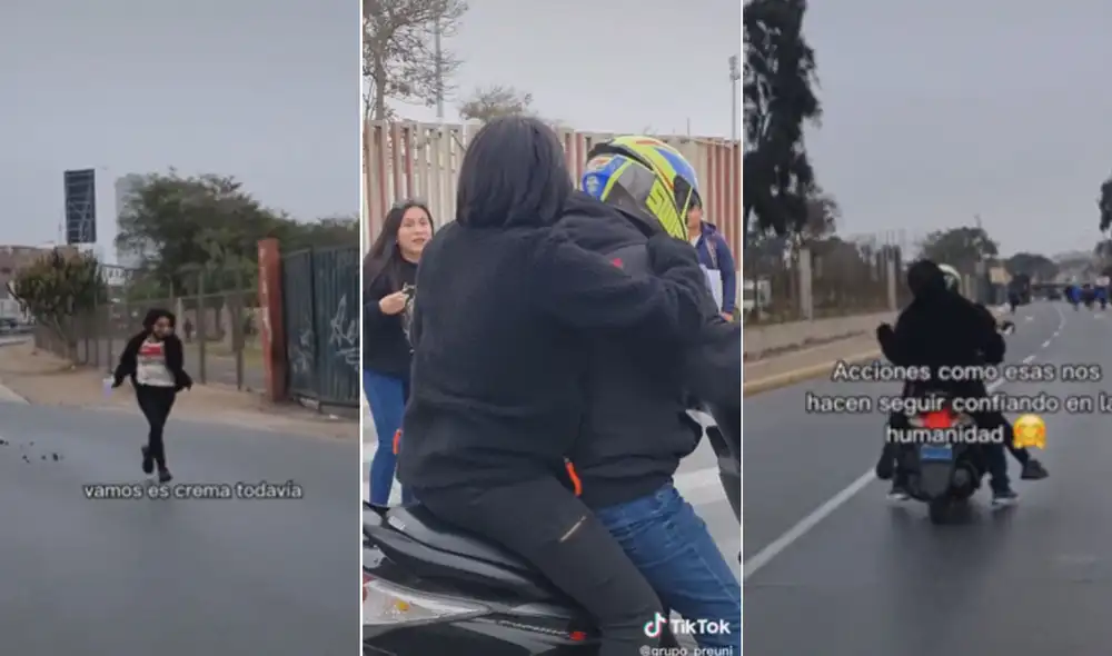 Miles de usuarios quedaron impresionados al ver este conmovedor gesto. Foto: composición LR/Captura de TikTok/@grupo_preuni Miles de usuarios quedaron impresionados al ver este conmovedor gesto. Foto: composición LR/Captura de TikTok/@grupo_preuni