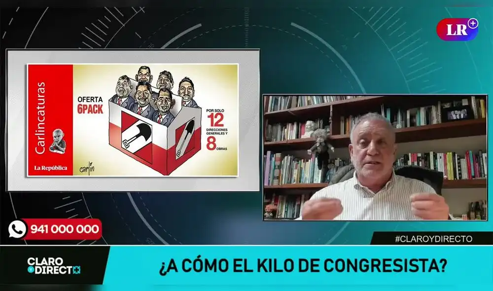 Augusto Álvarez Rodrich en Claro y Directo. Foto: LR+