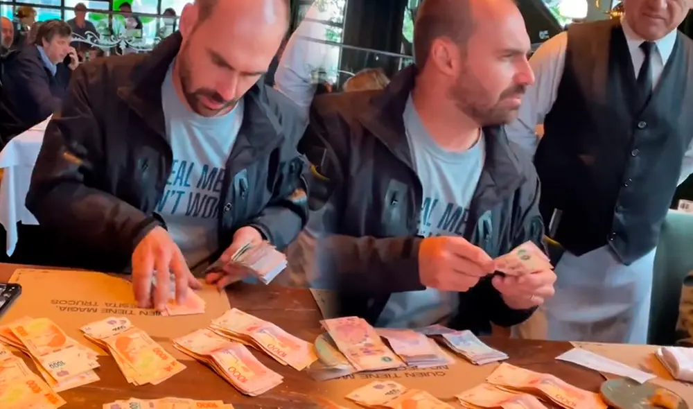 “Los argentinos querían y tuvieron un cambio en 2019 al elegir a los izquierdistas Alberto Fernández presidente y Cristina Kirchner vice”, dijo el hijo de Bolsonaro. Foto: @BolsonaroSP “Los argentinos querían y tuvieron un cambio en 2019 al elegir a los izquierdistas Alberto Fernández presidente y Cristina Kirchner vice”, dijo el hijo de Bolsonaro. Foto: @BolsonaroSP