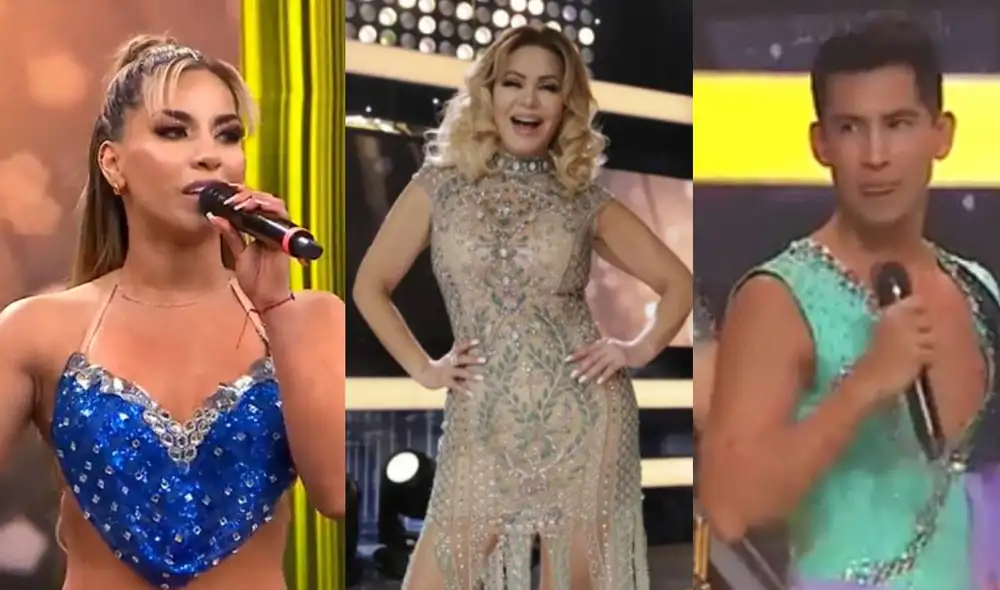 "El gran show" volvió a ser escenario de fuertes polémicas, una de ellas protagonizada por Gabriela Herrera y Santiago Suárez. Foto: composición/ captura de América TV/ Gisela Valcárcel/ Instagram