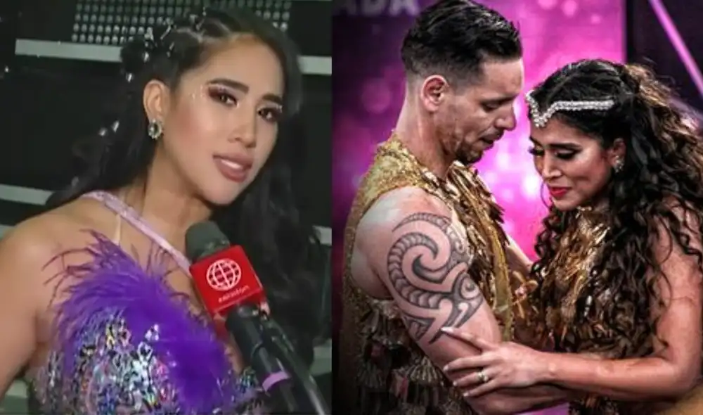 Melissa Paredes está cerca de cumplir un año con Anthony Aranda. Foto: composición LR/captura de América TV