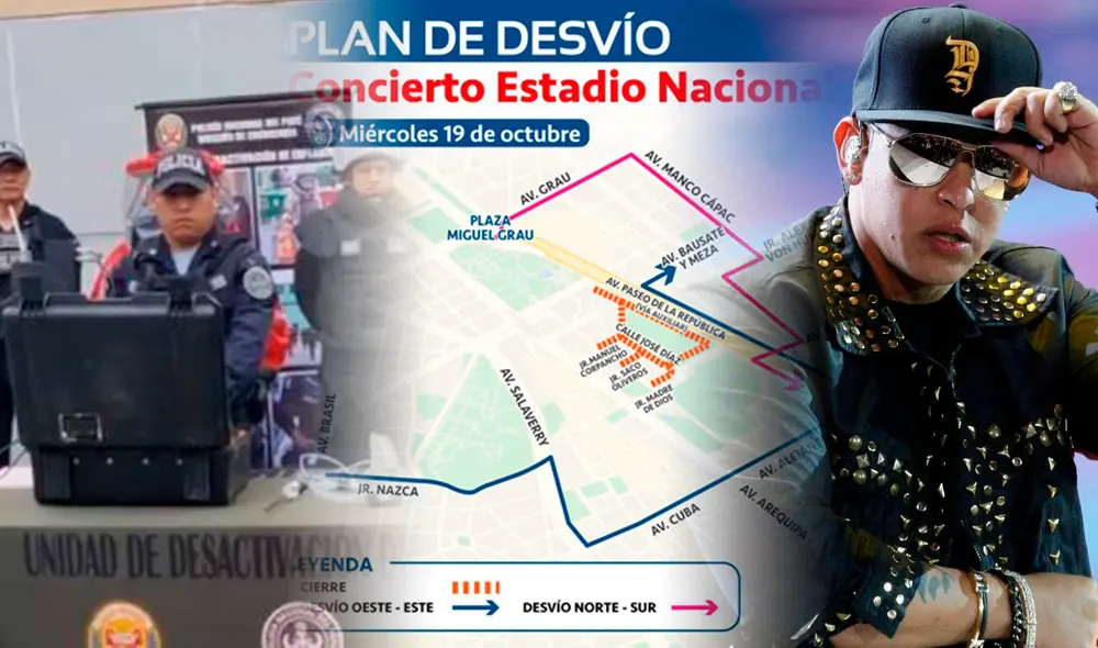 El reguetonero Daddy Yankee se presentará en Lima el 18 y 19 de octubre. Foto composición de Fabrizio Oviedo/La República/MML/Daddy Yankee