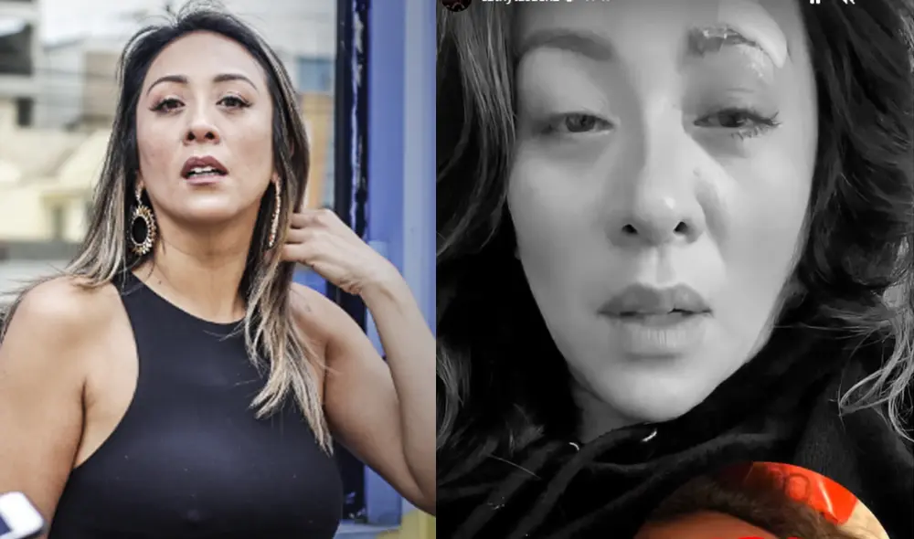 Cathy Sáenz sufrió un accidente tras ingerir alcohol. Foto: composición LR/@cathysaenz/Instagram