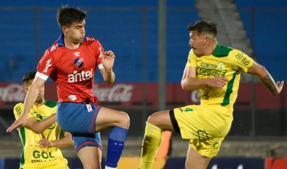 Nacional y Cerrito juegan en el Estadio Centenario. Foto: Nacional/Twitter