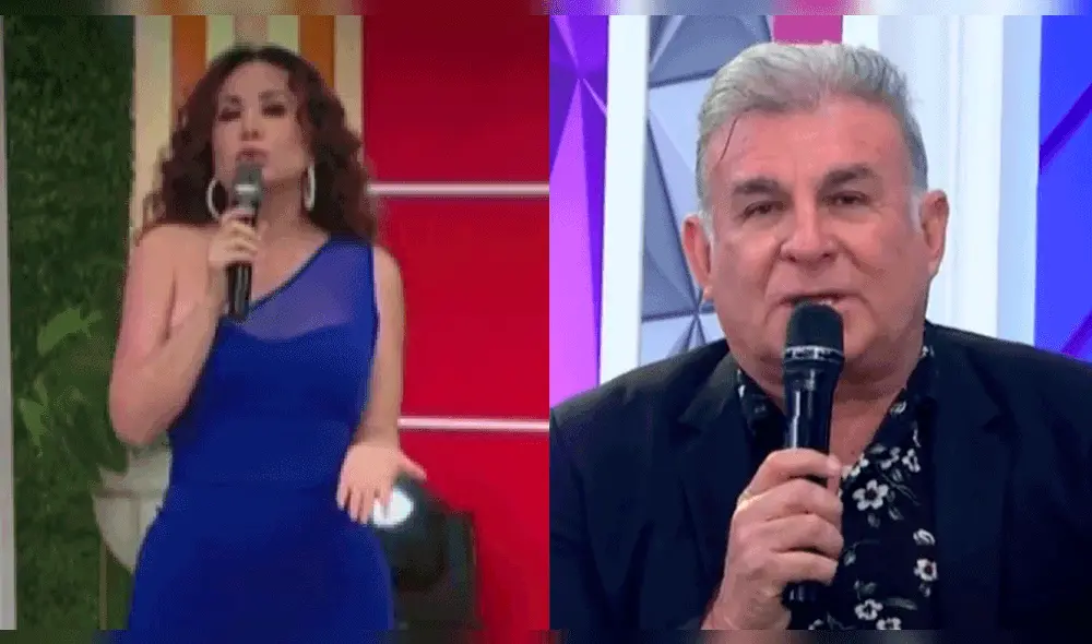 Janet Barboza arremete contra Nino Peñaloza. Foto: composición LR/América TV Janet Barboza arremete contra Nino Peñaloza. Foto: composición LR/América TV