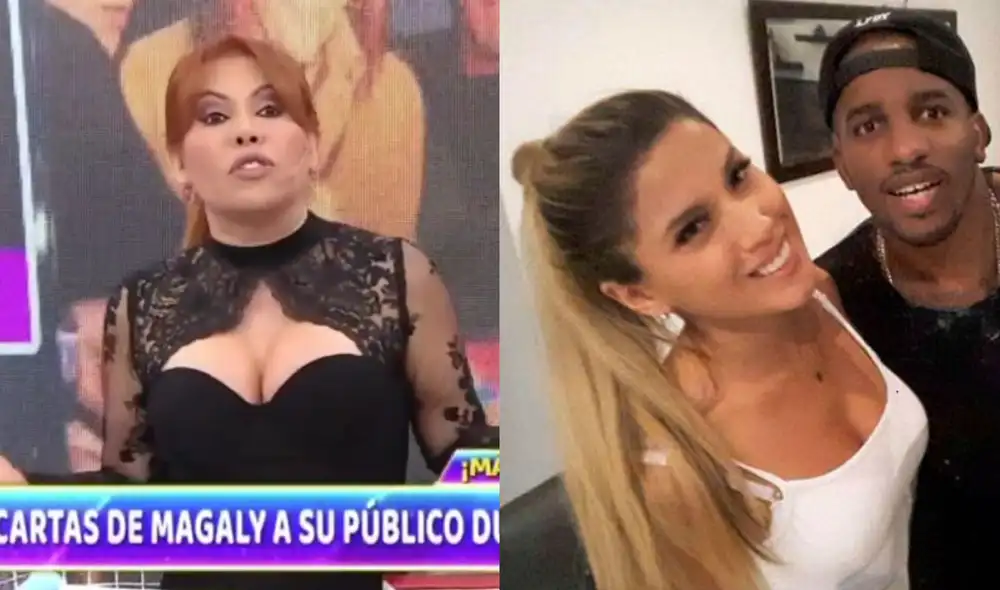 Magaly Medina aprovechó su espacio en ATV para criticar a Jefferson Farfán por la denuncia que le hizo. Foto: composición LR/ATV/archivo
