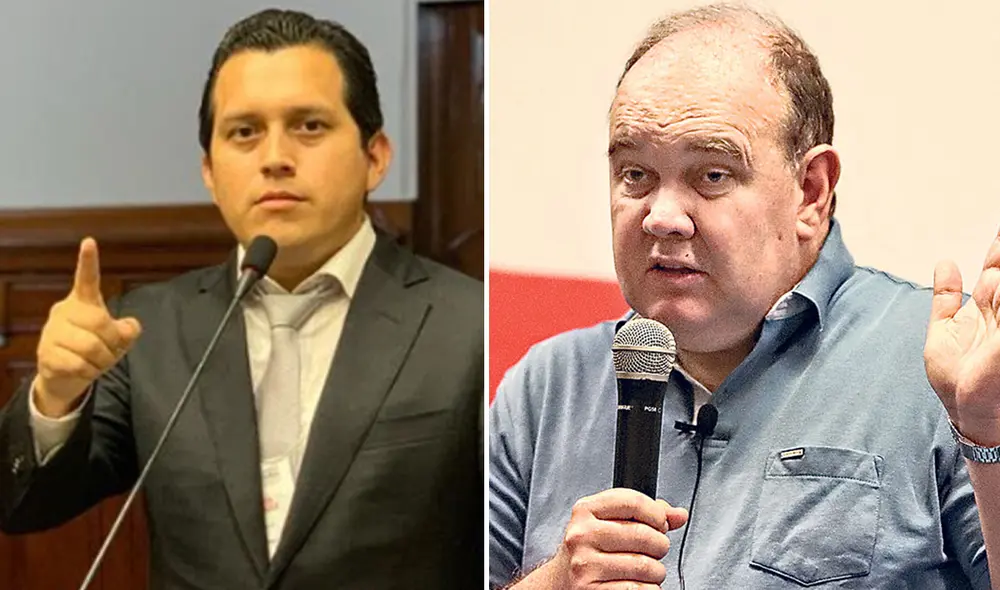 Investigados. A Luna Morales lo acusan de organización criminal y cohecho, mientras que López Aliaga tiene investigación abierta por lavado de activos. Foto: composición LR Investigados. A Luna Morales lo acusan de organización criminal y cohecho, mientras que López Aliaga tiene investigación abierta por lavado de activos. Foto: composición LR