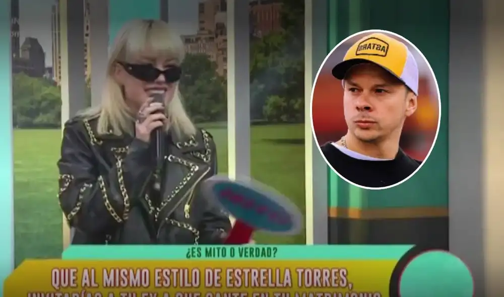 Leslie Shaw descartó invitar a sus exparejas a su matrimonio. Foto: captura de América TV