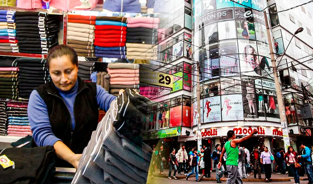 Miles de personas al día acuden al emporio comercial de Gamarra a hacer sus compras. Foto: composición LR/ Andina/La República Miles de personas al día acuden al emporio comercial de Gamarra a hacer sus compras. Foto: composición LR/ Andina/La República