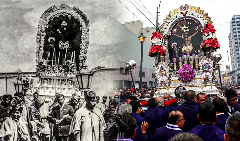 La imagen del Señor de Los Milagros sale todos los años en octubre. Foto: composición de Jazmin Ceras/Facebook/Señor de Los Milagros - Lima - Perú/La República La imagen del Señor de Los Milagros sale todos los años en octubre. Foto: composición de Jazmin Ceras/Facebook/Señor de Los Milagros - Lima - Perú/La República