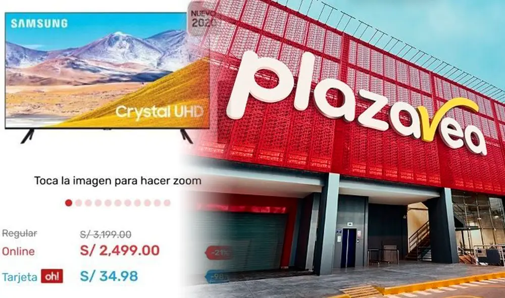 Plaza Vea no deberá entregar televisores adquiridos hasta por S/ 35. Foto: ComposiciónLR/Indecopi Plaza Vea no deberá entregar televisores adquiridos hasta por S/ 35. Foto: ComposiciónLR/Indecopi