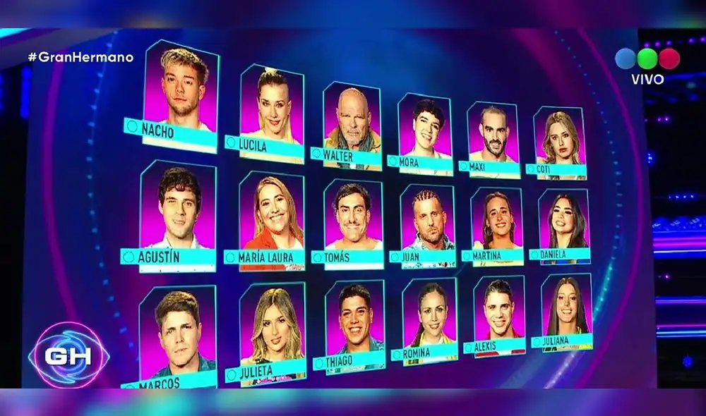 Gran hermano 2022 tiene a 18 participantes. Foto: Telefé Gran hermano 2022 tiene a 18 participantes. Foto: Telefé