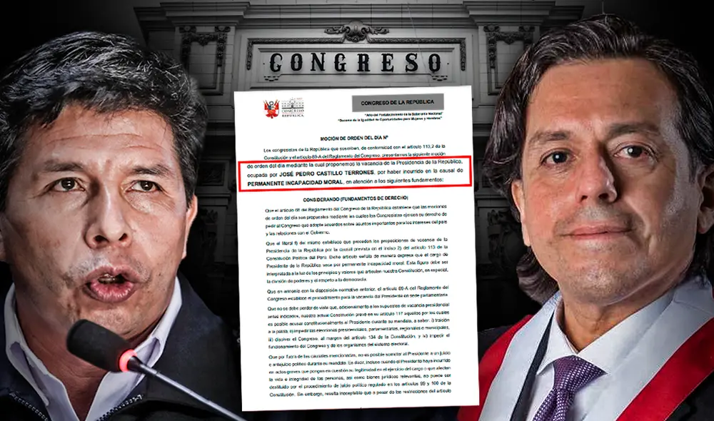 Pedro Castillo se enfrenta un tercer pedido de destitución. Foto: composición de Fabrizio Oviedo/La República