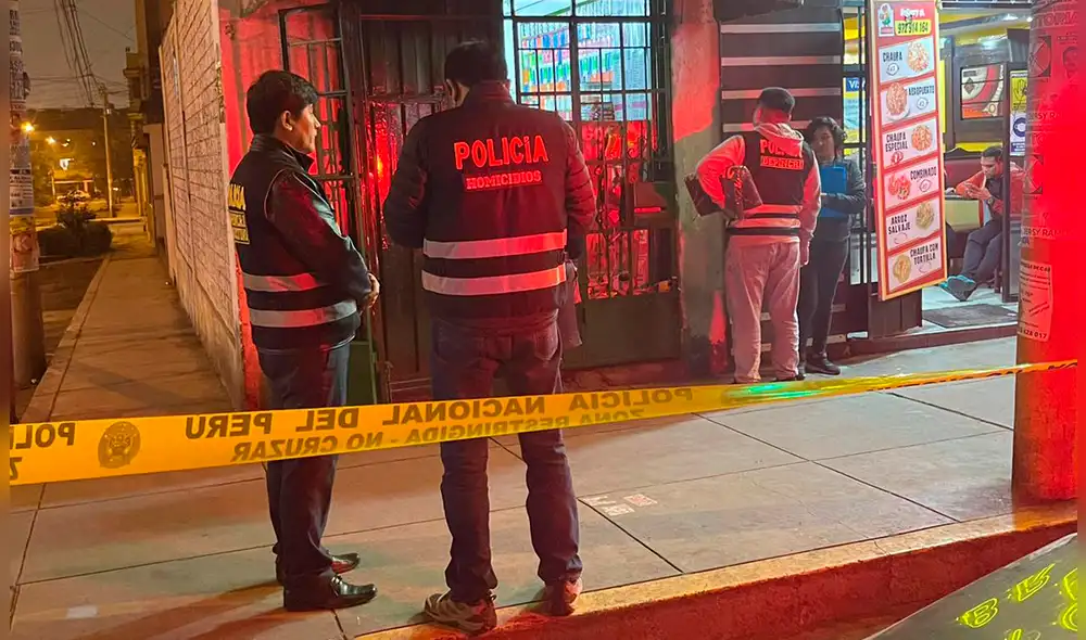 Agentes del Departamento de Investigación Criminal de El Agustino se encuentran investigando el hecho. Foto: PNP Agentes del Departamento de Investigación Criminal de El Agustino se encuentran investigando el hecho. Foto: PNP