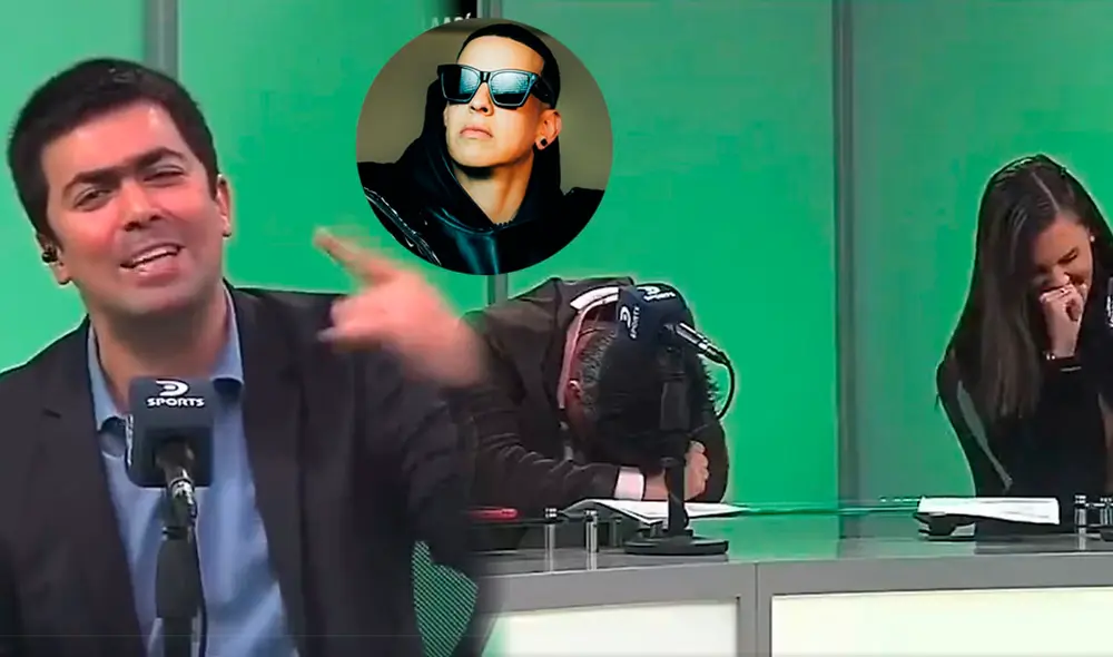 Periodista de DirecTV Sports cantó icónica canción de Daddy Yankee. Foto: composición LR