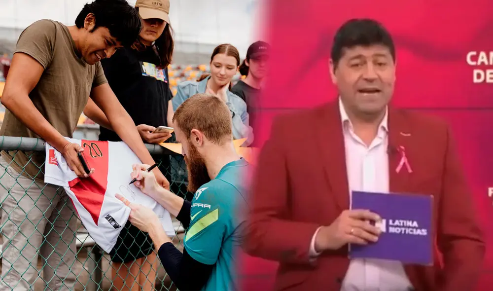 El exfutbolista se mostró en contra del hincha peruano. Foto: composición LR/Socceroos/Latina