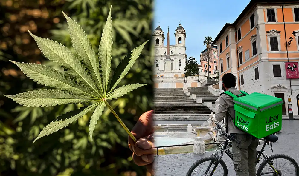 Uber Eats asegura que tiene vigente también posicionar este servicio en los Estados Unidos. Foto: Composición LR/AFP.