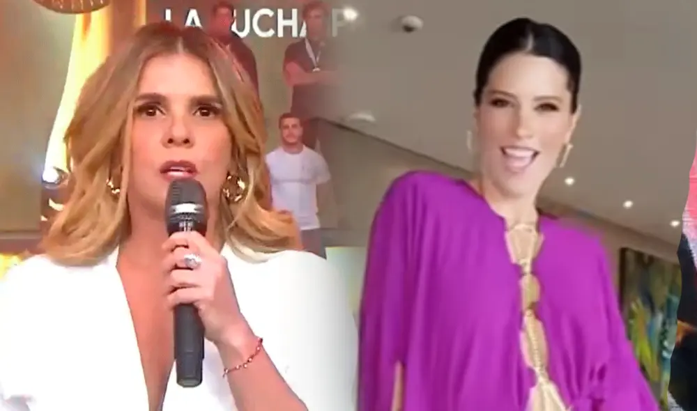 Johanna San Miguel no dudó en defender a su colega y amiga María Pía Copello. Foto: composición/captura América TV/María Pía/Copello Johanna San Miguel no dudó en defender a su colega y amiga María Pía Copello. Foto: composición/captura América TV/María Pía/Copello