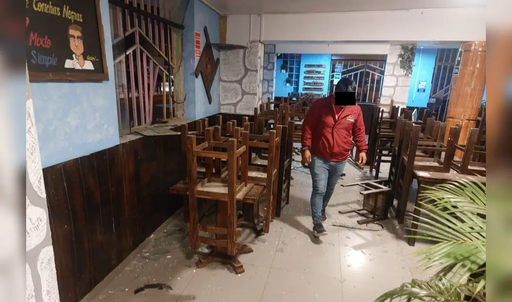 Propietario del negocio no estaba en el lugar al momento del atentado. Foto: PNP