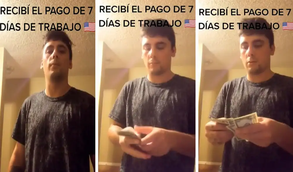 Pese a conseguir una gran suma de dinero, él comentó que la mitad de lo que gana en un mes se le va en los pagos de sus servicios. Foto: composición LR/TikTok/@agustinzge Pese a conseguir una gran suma de dinero, él comentó que la mitad de lo que gana en un mes se le va en los pagos de sus servicios. Foto: composición LR/TikTok/@agustinzge