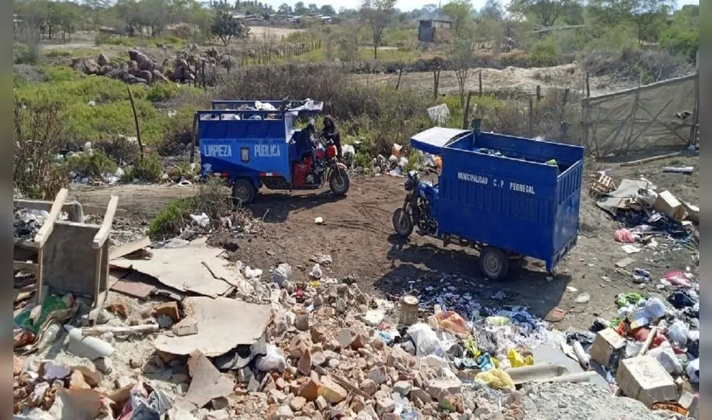 Municipio arroja los residuos sólidos a pocos metros de asentamientos. Foto: Eder Alzamora. Municipio arroja los residuos sólidos a pocos metros de asentamientos. Foto: Eder Alzamora.