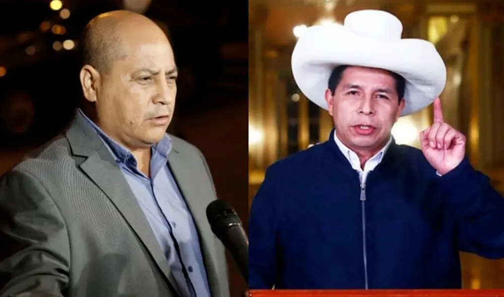 Beder Camacho es investigado por el caso Gabinete en la Sombra, que involucra al presidente Pedro Castillo. Foto: composición LR/Presidencia Beder Camacho es investigado por el caso Gabinete en la Sombra, que involucra al presidente Pedro Castillo. Foto: composición LR/Presidencia