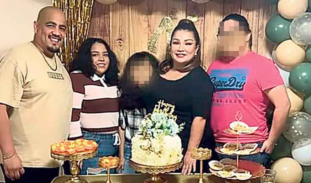 Familia. Miguel Durán, su esposa, Kelly Sotelo