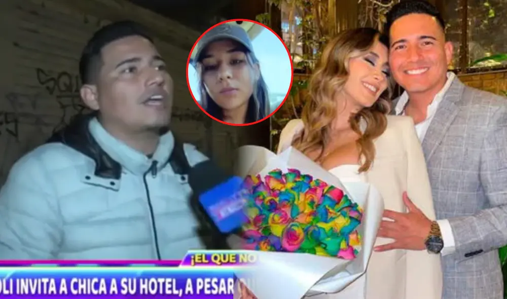 Pedro Loli acepta conversación con joven de 19 años, pese a tener pareja. Foto: Composición LR / Captura ATV / Instagram