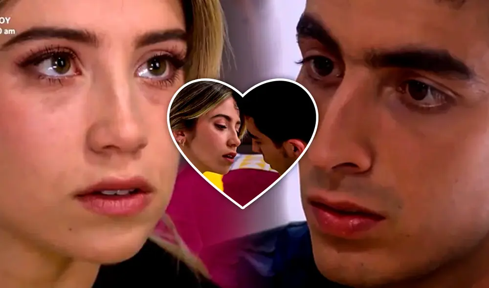 Jimmy y Alessia se dieron su primer beso en "Al fondo hay sitio", pero al final se todo se trató de un sueño. Foto: composición/América TV Jimmy y Alessia se dieron su primer beso en "Al fondo hay sitio", pero al final se todo se trató de un sueño. Foto: composición/América TV