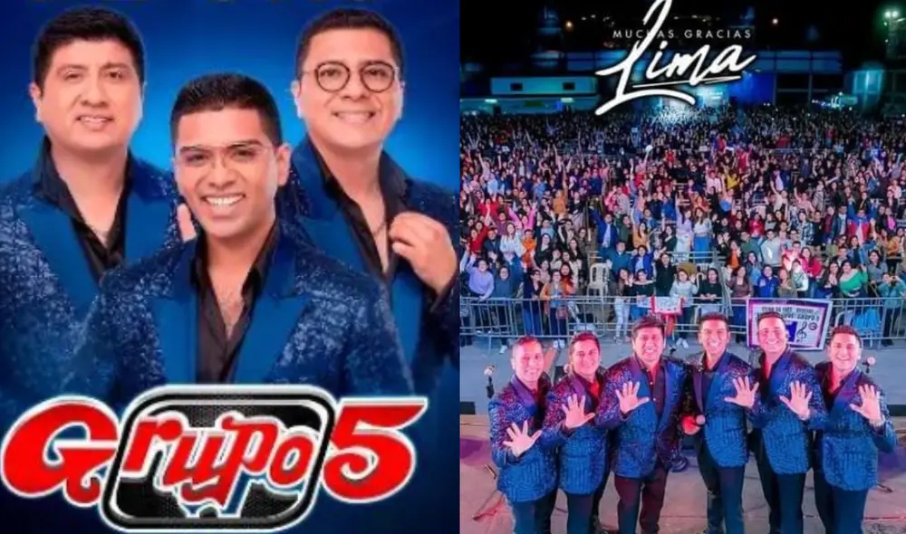 El Grupo 5 se encuentra en su mejor momento tras lograr tres sold outs en conciertos en la capital. Foto: Instagram/Grupo 5
