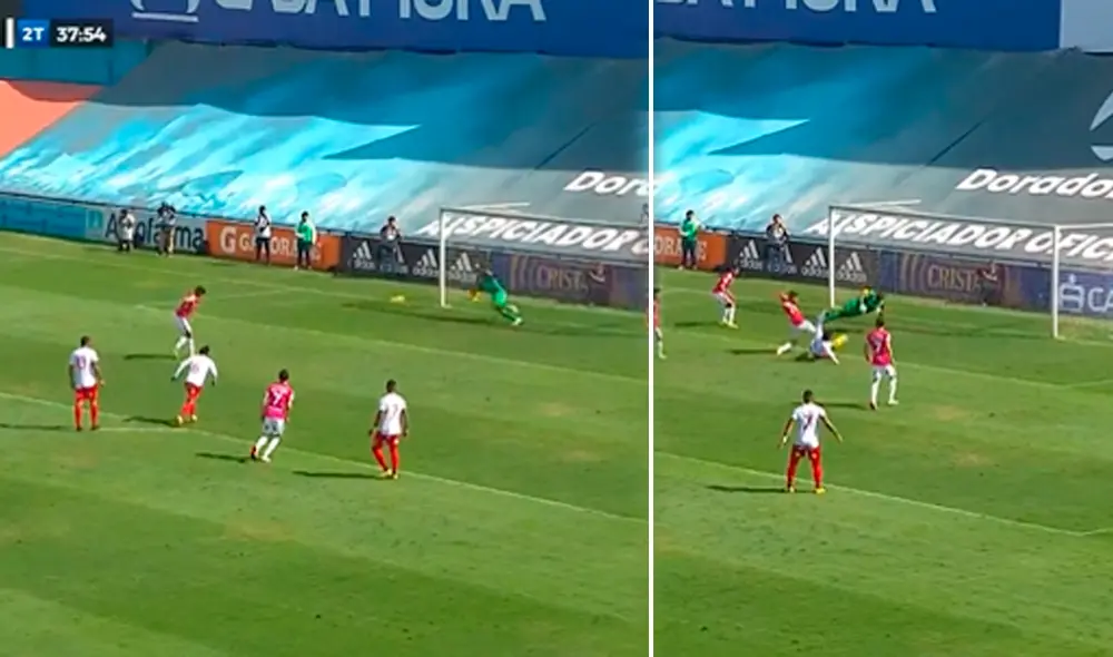 Sporting Cristal descontó y puso el 1-2 ante Grau por la Liga 1. Foto: captura GolPerú