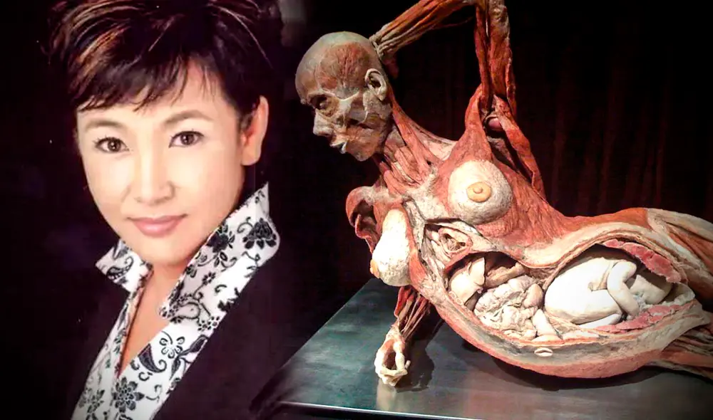 La periodista china Zhang Weijie desapareció en 1998 sin dejar rastro; sin embargo, una leyenda urbana la ubica como parte de una exposición de cuerpos humanos. Foto: composición de Gerson Cardoso/LR