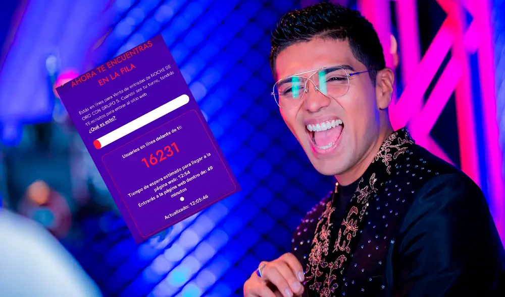 Christian Yaipén feliz por el respaldo del público al Grupo 5. Foto: Facebook | Christian Yaipén Christian Yaipén feliz por el respaldo del público al Grupo 5. Foto: Facebook | Christian Yaipén