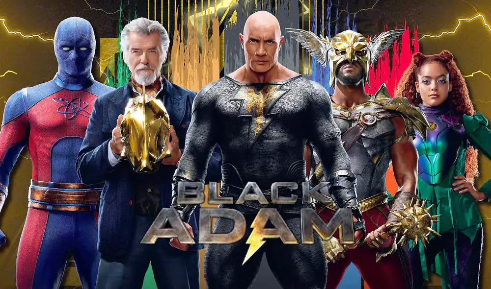 El choque de Black Adam con los superhéroes tuvo grandes batallas. Foto: composición LR/Warner