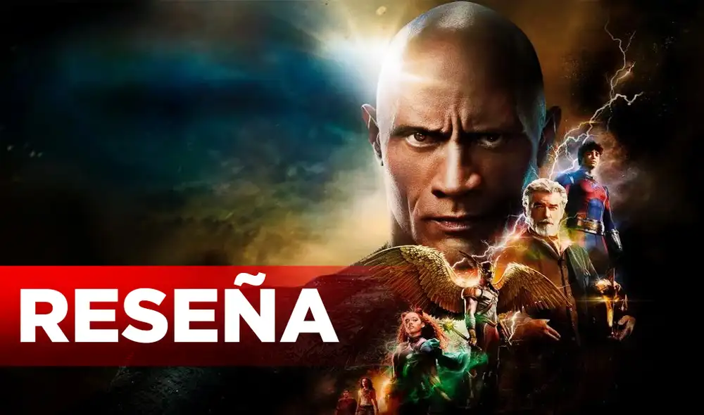 La promesa de ser espectacular le termina quedando grande a "Black Adam", pero fuera de eso logra entretener a un nivel decente. Foto: composición LR/ Warner Bros.