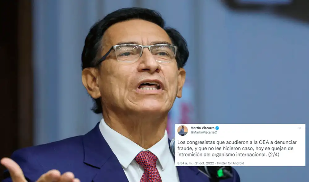 Martín Vizcarra criticó al presidente Pedro Castillo. Foto: composición LR/Andina