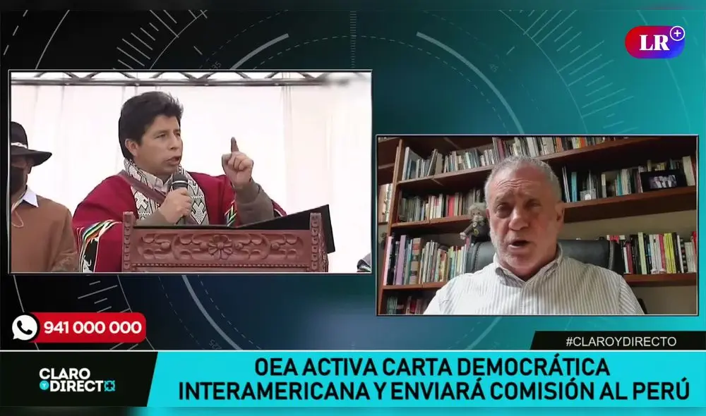 Augusto Álvarez Rodrich en Claro y Directo. Foto: LR+